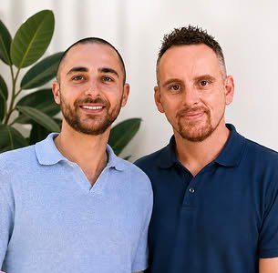 Sam Safieddin and Andrew Coote, Just Living’s CPI-certified trainers